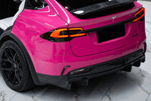 Load image into Gallery viewer, 2016-2021 Tesla Model X SUV RZS Style Carbon Fiber Rear Bumper Canards