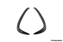 Load image into Gallery viewer, 2016-2021 Tesla Model X SUV RZS Style Carbon Fiber Rear Bumper Canards
