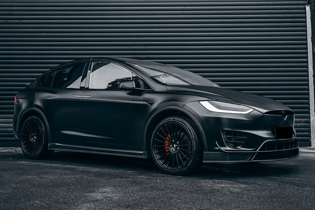2016-2018 Tesla Model X SUV RZS Style Carbon Fiber Full Kit