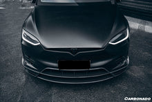 Load image into Gallery viewer, 2016-2021 Tesla Model X SUV RZS Style Carbon Fiber Front Lip