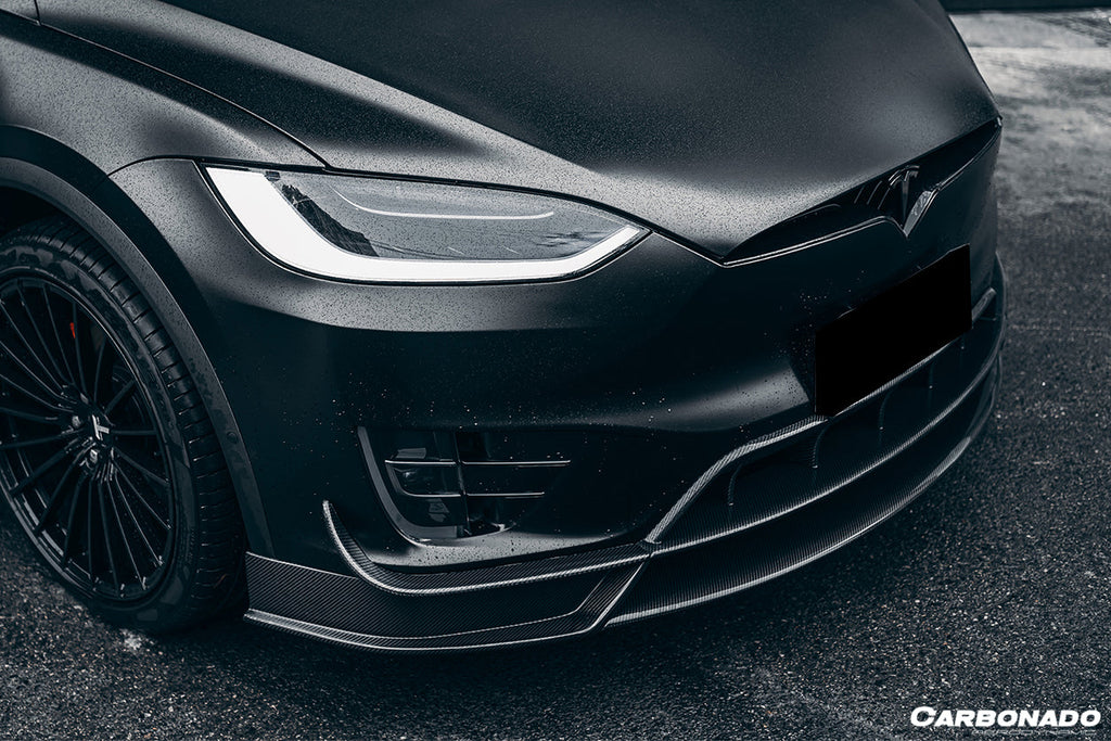 2019-2021 Tesla Model X SUV RZS Style Carbon Fiber Full Kit