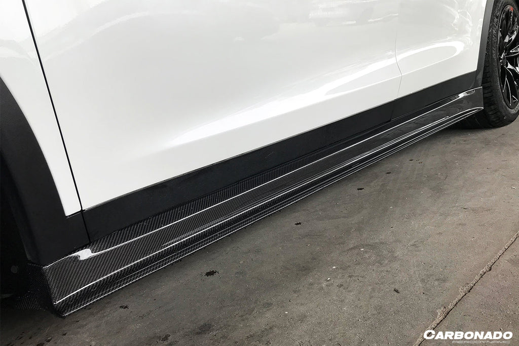 2016-2018 Tesla Model X SUV RZS Style Carbon Fiber Full Kit