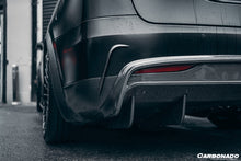 Load image into Gallery viewer, 2016-2021 Tesla Model X SUV RZS Style Carbon Fiber Rear Bumper Canards