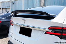 Load image into Gallery viewer, 2016-2021 Tesla Model X SUV RZS Style Carbon Fiber Trunk Spoiler