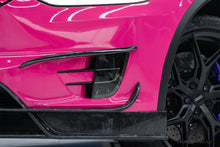 Load image into Gallery viewer, 2016-2021 Tesla Model X SUV RZS Style Carbon Fiber Front Canards