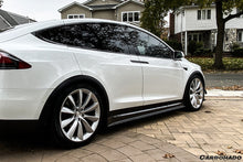 Load image into Gallery viewer, 2016-2021 Tesla Model X SUV RZS Style Carbon Fiber Side Skirts