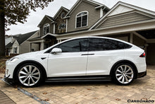 Load image into Gallery viewer, 2016-2021 Tesla Model X SUV RZS Style Carbon Fiber Side Skirts