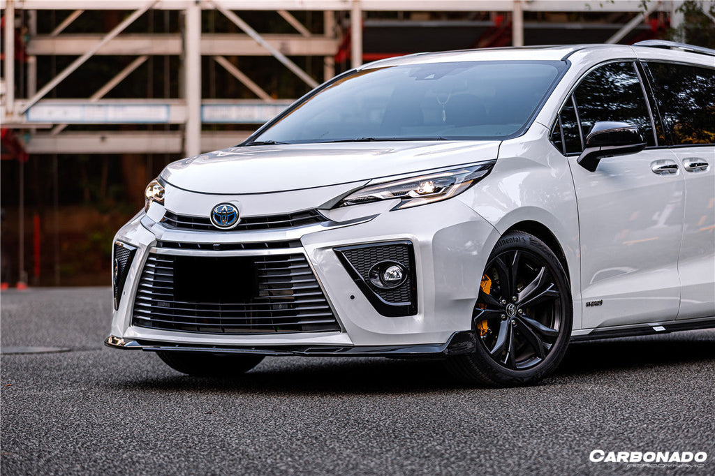 2021-UP Toyota GR SIENNA CA-II Style PP Material Front Bumper With Light