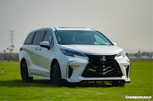 Load image into Gallery viewer, 2021-UP Toyota Sienna Thunder Style PP Front Bumper with Lip and Grills and LED Light