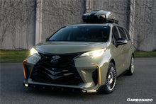 Load image into Gallery viewer, 2021-UP Toyota Sienna Thunder Style PP Front Bumper with Lip and Grills and LED Light