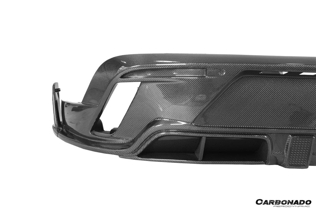 2019-2024 Porsche Taycan & 4 & 4S & GTS & TURBO CADO Style Rear Diffuser