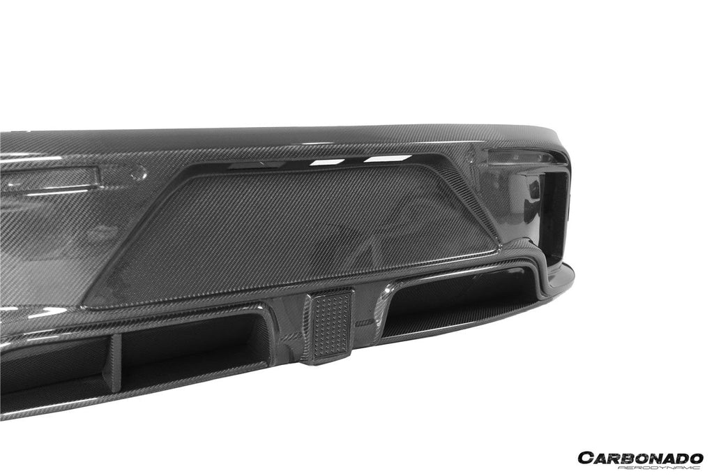 2019-2024 Porsche Taycan & 4 & 4S & GTS & TURBO CADO Style Rear Diffuser