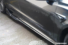 Load image into Gallery viewer, 2023-2025 Tesla Model 3 LCI Turbo Style Carbon Fiber Pattern Look Body Kit