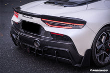 Load image into Gallery viewer, 2020-2024 Maserati MC20 MSY Style DRY Carbon Fiber Rear Diffuser with Brake Light