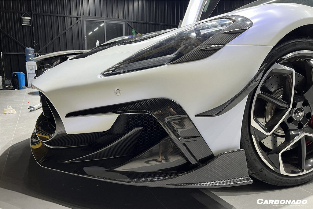 2020-2024 Maserati MC20 MSY Style DRY Carbon Fiber Front Lip