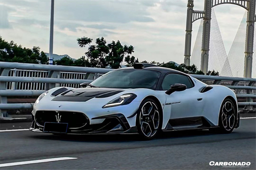 2020-2024 Maserati MC20 MSY Style DRY Carbon Fiber Front Lip