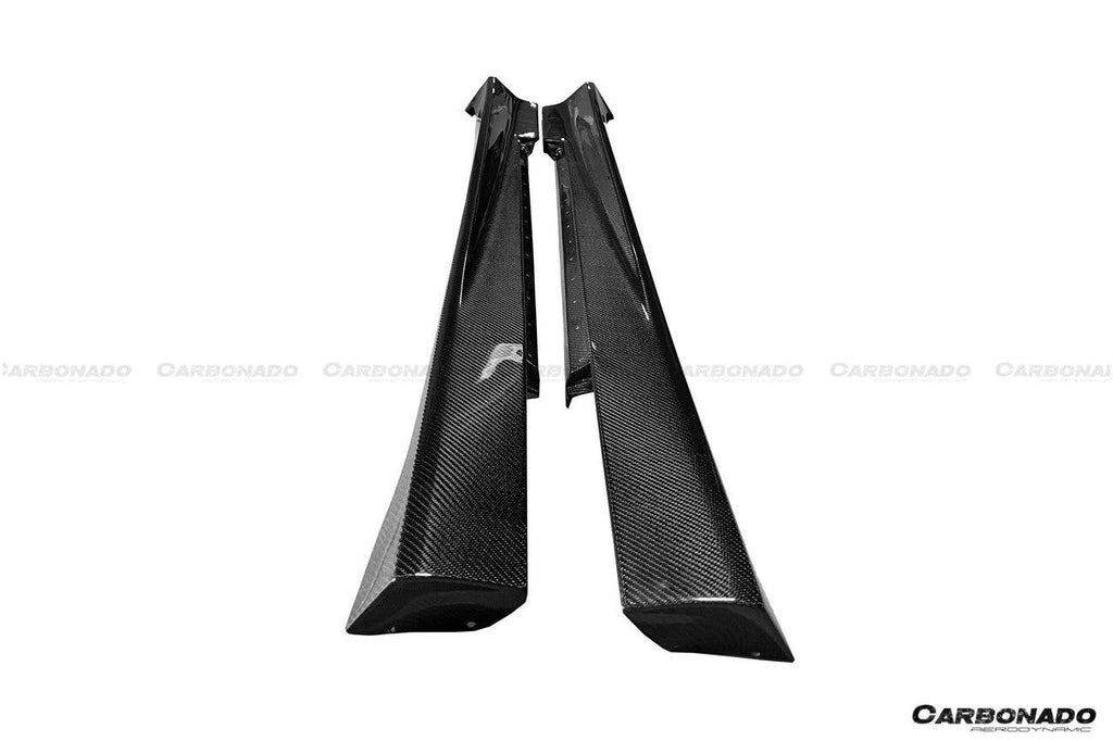 2010-2015 Chevrolet Camaro OEM Style Carbon Fiber Side Skirts - Carbonado Aero