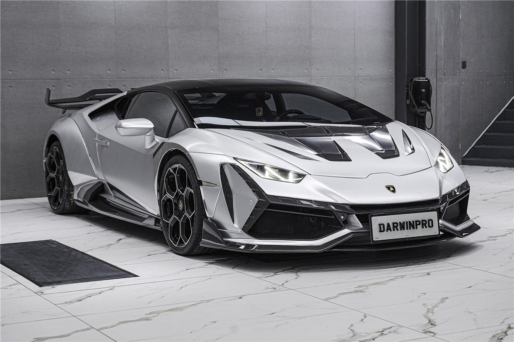 DarwinPRO 2015-2019 Lamborghini Huracan LP610 & LP580 Coupe Only BKSSII Style Full Wide Body Kit - DarwinPRO Aerodynamics