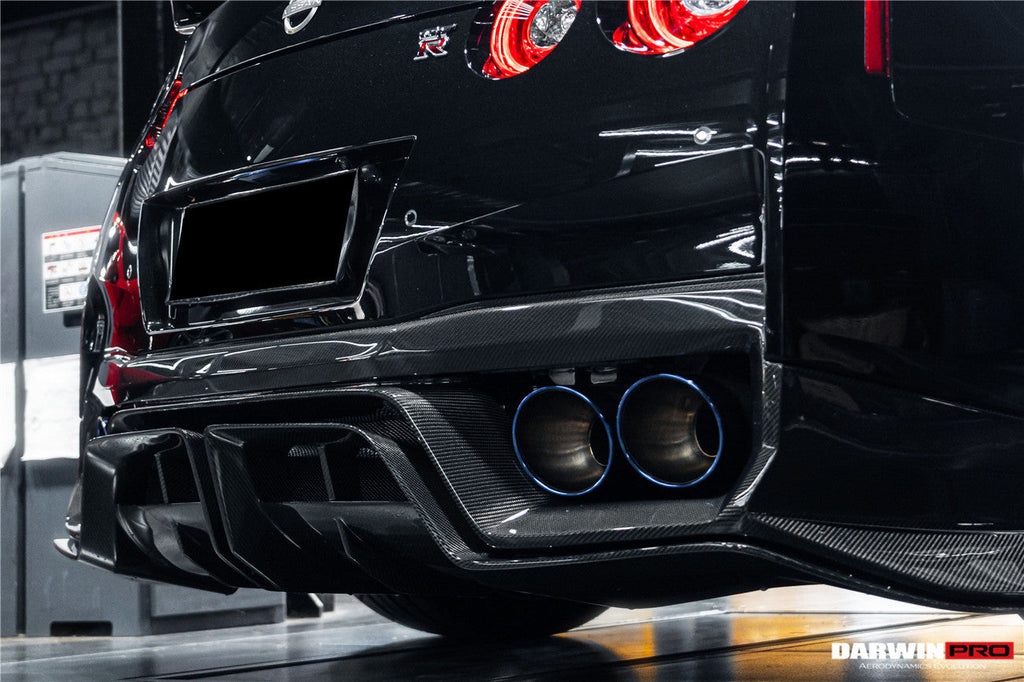 DarwinPRO 2017-2022 Nissan GTR R35 EBA BKSS Style Carbon Fiber Rear Diffuser