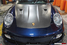 Load image into Gallery viewer, DarwinPRO 2005-2012 Porsche 911 997 Carrera &amp; S &amp; 4S &amp; Turbo &amp; 06-12 Cayman 987 GT2RS Style Hood