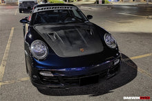 Load image into Gallery viewer, DarwinPRO 2005-2012 Porsche 911 997 Carrera &amp; S &amp; 4S &amp; Turbo &amp; 06-12 Cayman 987 GT2RS Style Hood