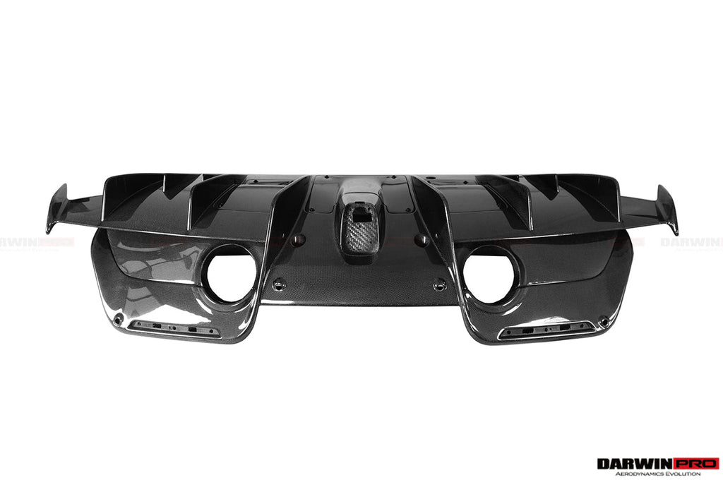 2015-2020 Ferrari 488 Spider Pista Style Rear Bumper & Wing