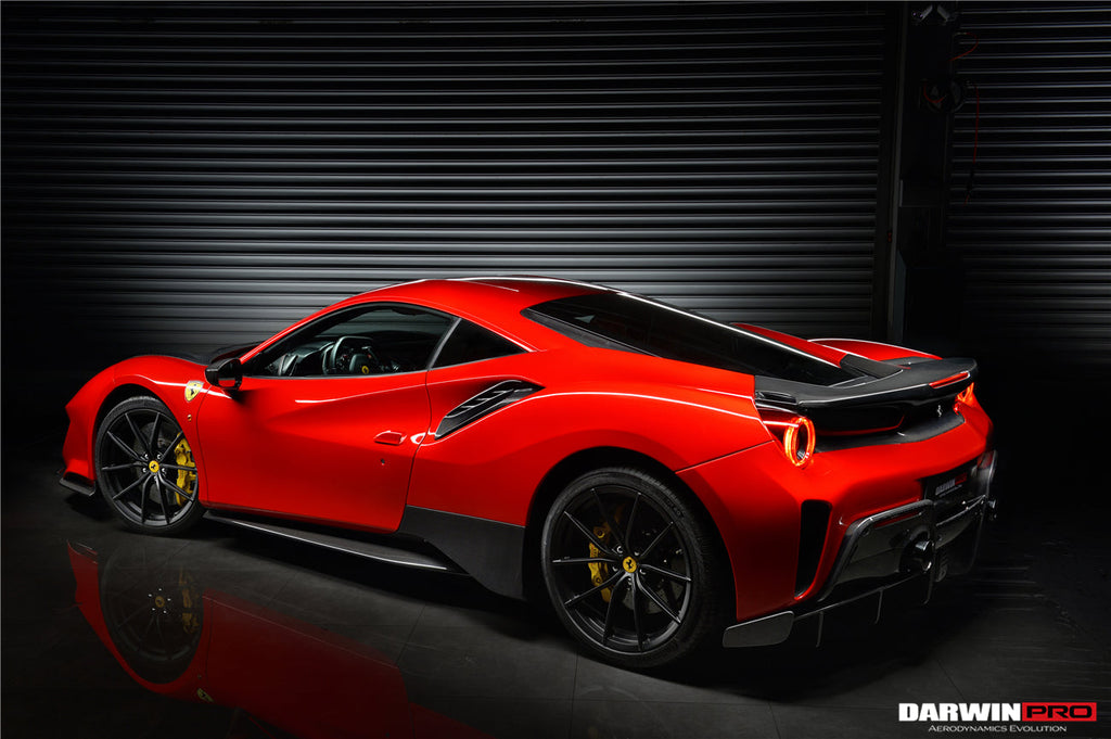 2015-2020 Ferrari 488 GTB & Spider Pista Style Side Skirts