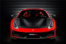 Load image into Gallery viewer, 2015-2020 Ferrari 488 GTB &amp; Spider Pista Style Front Bumper Set with Hood