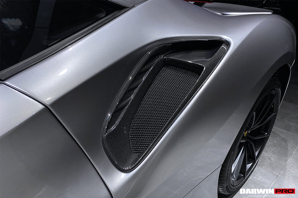 2015-2020 Ferrari 488 GTB & Spider Pista Style Quarter Panel Side Scoops