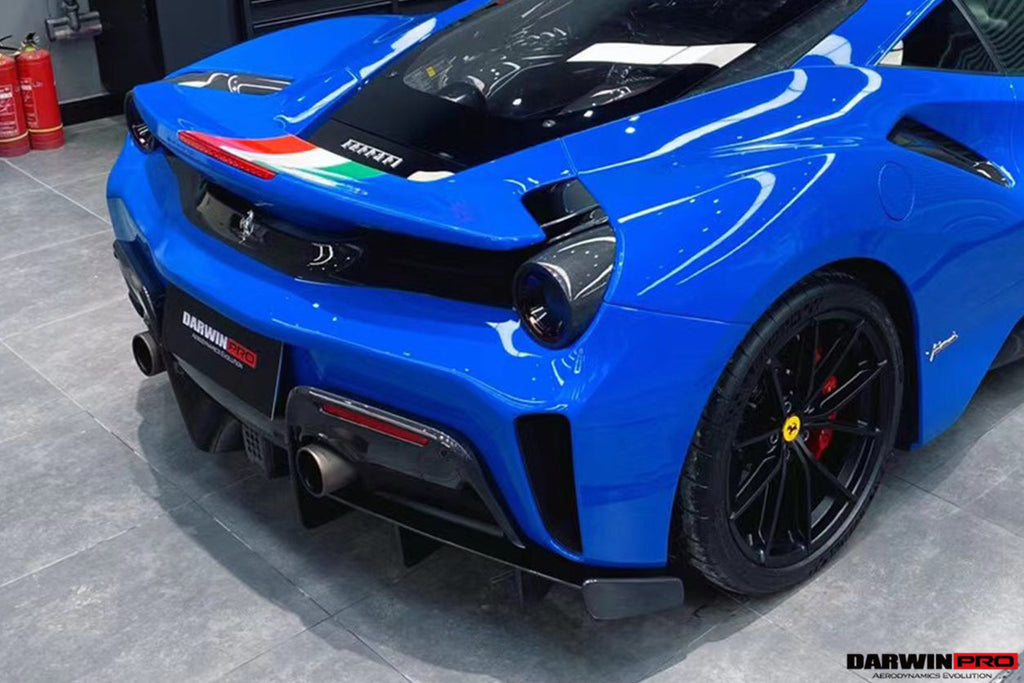 2018-2022 Ferrari 488 Pista Origenal Rear Bumper Carbon Fiber Upper Shell