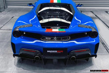 Load image into Gallery viewer, 2018-2022 Ferrari 488 Pista Origenal Rear Bumper Carbon Fiber Upper Shell