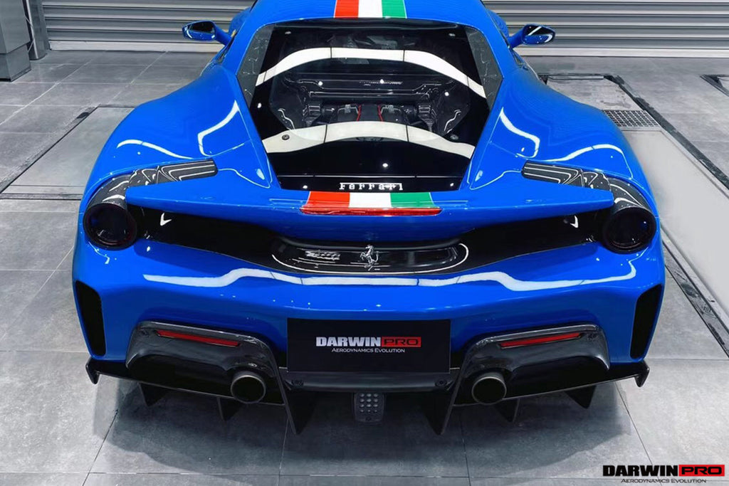 2018-2022 Ferrari 488 Pista Rear Bumper With Upper Shell (Not including Diffuser)