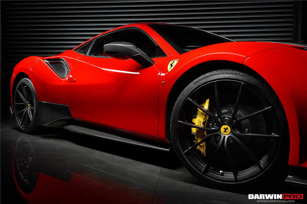 2015-2020 Ferrari 488 GTB & Spider Pista Style Quarter Panel Side Scoops