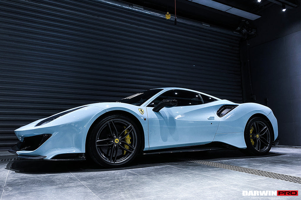 2015-2020 Ferrari 488 GTB & Spider Pista Style Side Skirts