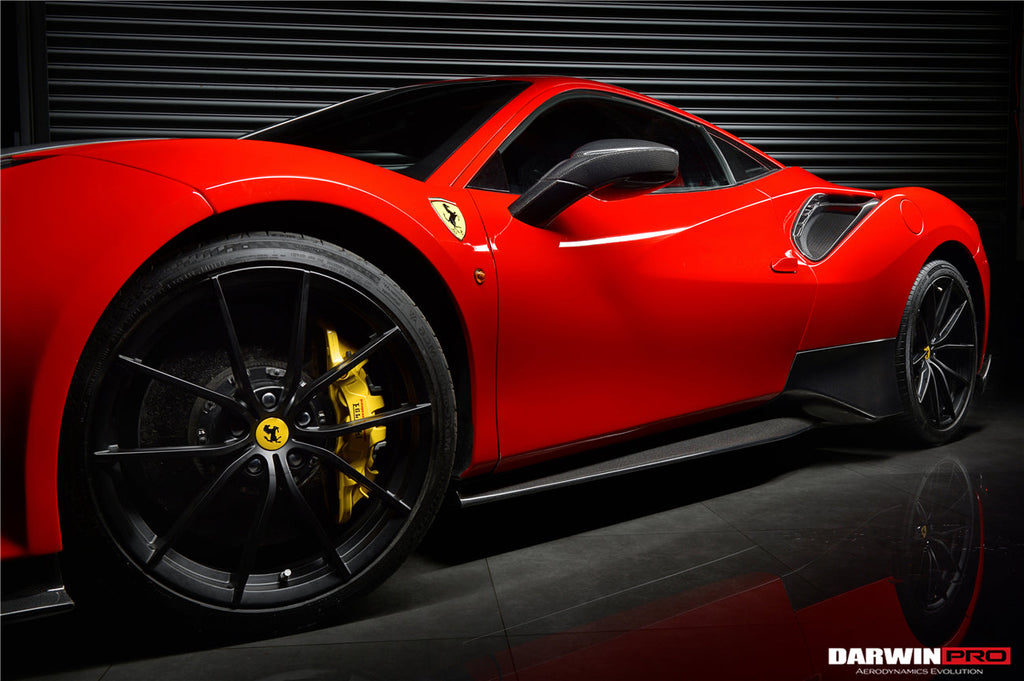 2015-2020 Ferrari 488 GTB & Spider Pista Style Quarter Panel Side Scoops