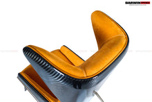 Load image into Gallery viewer, DARWINPRO CARBON FIBER CANYON ORANGE SUEDE LOUNGE CHAIR