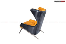 Load image into Gallery viewer, DARWINPRO CARBON FIBER CANYON ORANGE SUEDE LOUNGE CHAIR