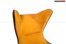 Load image into Gallery viewer, DARWINPRO CARBON FIBER CANYON ORANGE SUEDE LOUNGE CHAIR