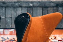 Load image into Gallery viewer, DARWINPRO CARBON FIBER CANYON ORANGE SUEDE LOUNGE CHAIR