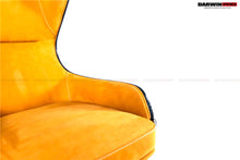 Load image into Gallery viewer, DARWINPRO CARBON FIBER CANYON ORANGE SUEDE LOUNGE CHAIR