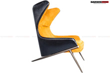 Load image into Gallery viewer, DARWINPRO CARBON FIBER CANYON ORANGE SUEDE LOUNGE CHAIR