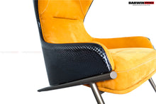 Load image into Gallery viewer, DARWINPRO CARBON FIBER CANYON ORANGE SUEDE LOUNGE CHAIR
