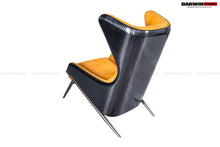 Load image into Gallery viewer, DARWINPRO CARBON FIBER CANYON ORANGE SUEDE LOUNGE CHAIR