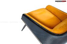 Load image into Gallery viewer, DARWINPRO CARBON FIBER CANYON ORANGE SUEDE LOUNGE CHAIR