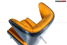 Load image into Gallery viewer, DARWINPRO CARBON FIBER CANYON ORANGE SUEDE LOUNGE CHAIR