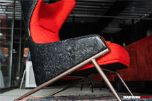 Load image into Gallery viewer, DARWINPRO CARBON FIBER CAYENNE RED SUEDE LOUNGE CHAIR