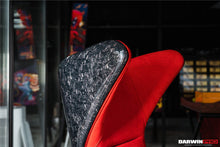 Load image into Gallery viewer, DARWINPRO CARBON FIBER CAYENNE RED SUEDE LOUNGE CHAIR