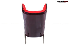 Load image into Gallery viewer, DARWINPRO CARBON FIBER CAYENNE RED SUEDE LOUNGE CHAIR