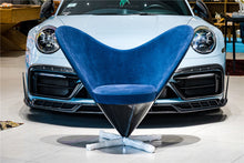 Load image into Gallery viewer, DARWINPRO CARBON FIBER HEART-SHAPED MARINE BLUE SUEDE LOUNGE CHAIR