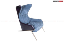 Load image into Gallery viewer, DARWINPRO 4x4  WEAVE CARBON FIBER URBAN LONDON GREY COLOR LOUNGE CHAIR